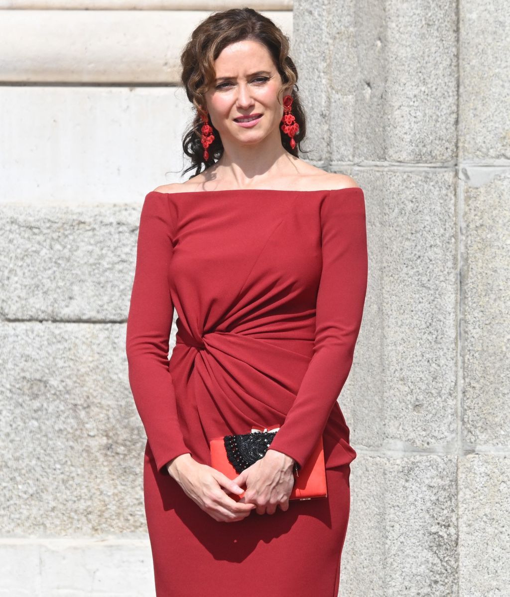 Isabel Díaz Ayuso, con un diseño de Victoria, de Vicky Martín Berrocal