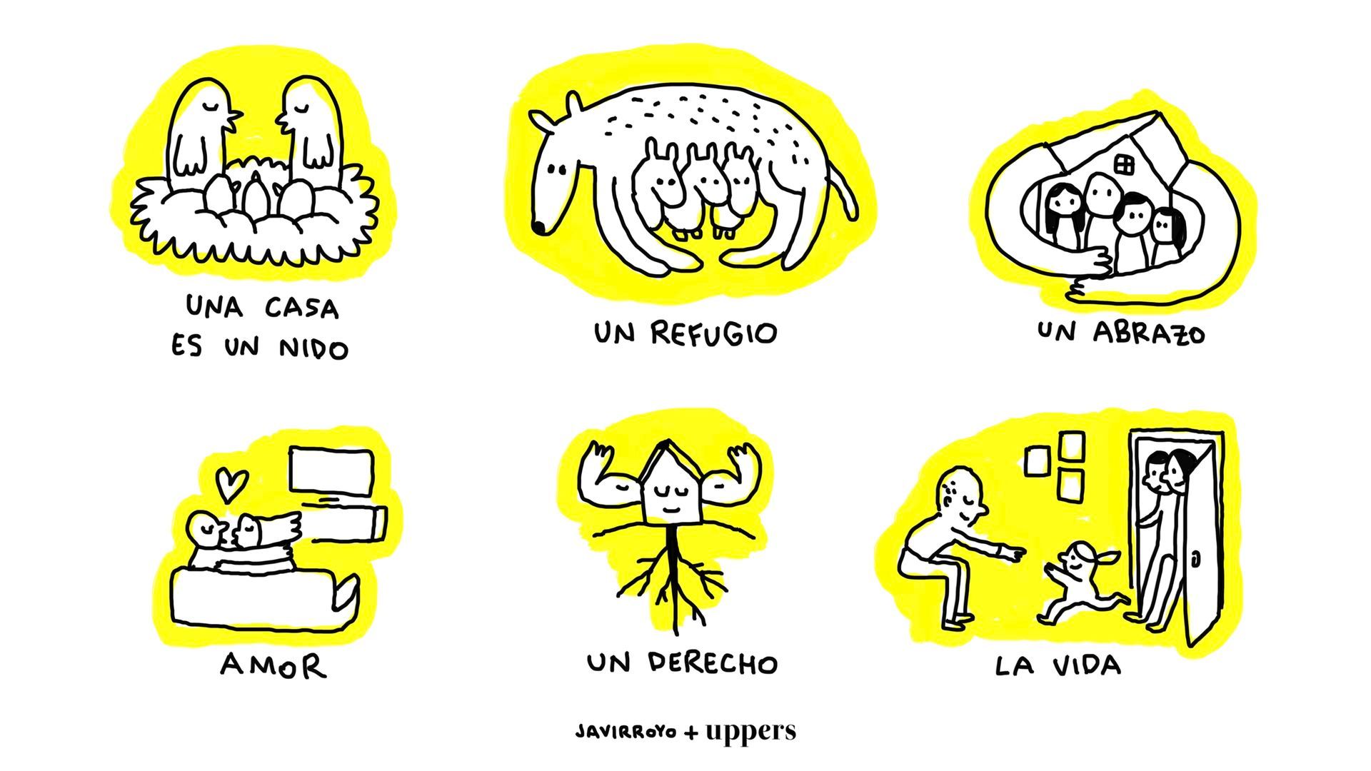 La viñeta de Javirroyo: "Una casa es un nido" La viñeta de Javirroyo: "Una casa es un nido"