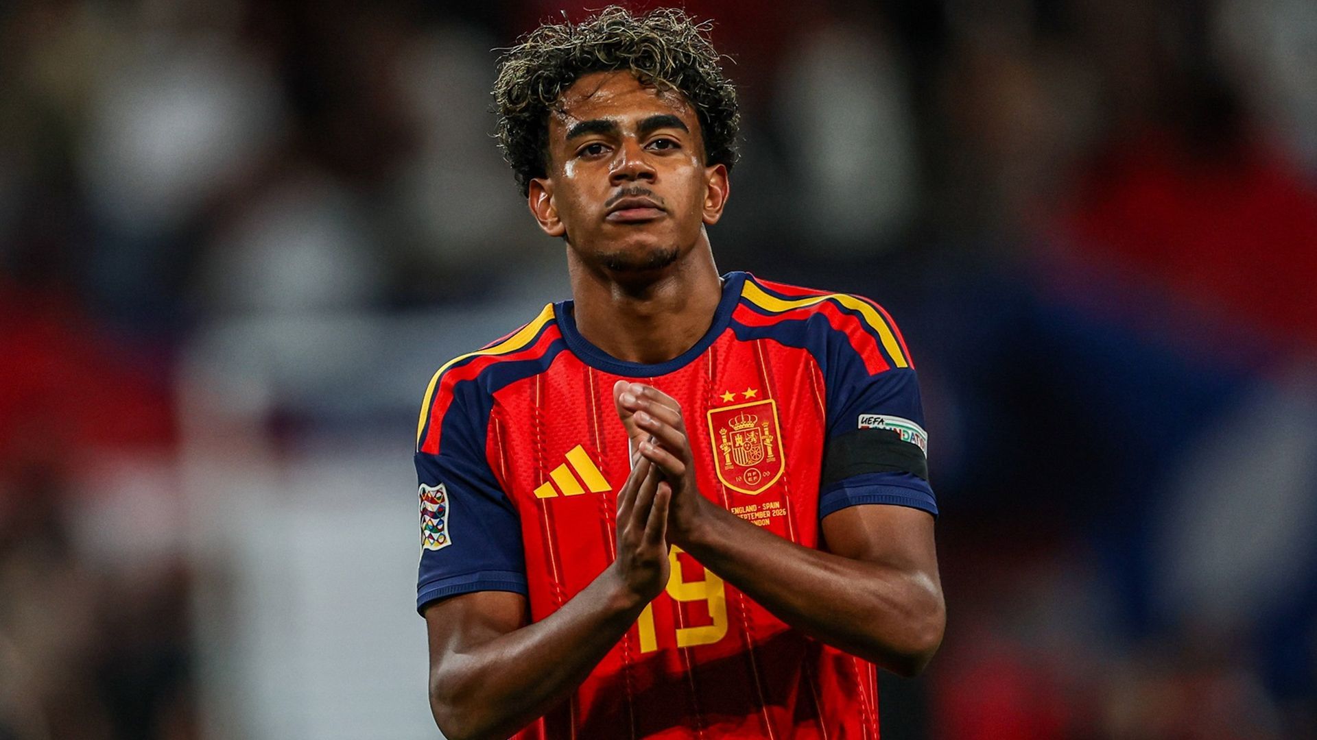 Lamine Yamal en el choque ante Inglaterra en Wembley Lamine Yamal en el choque ante Inglaterra en Wembley