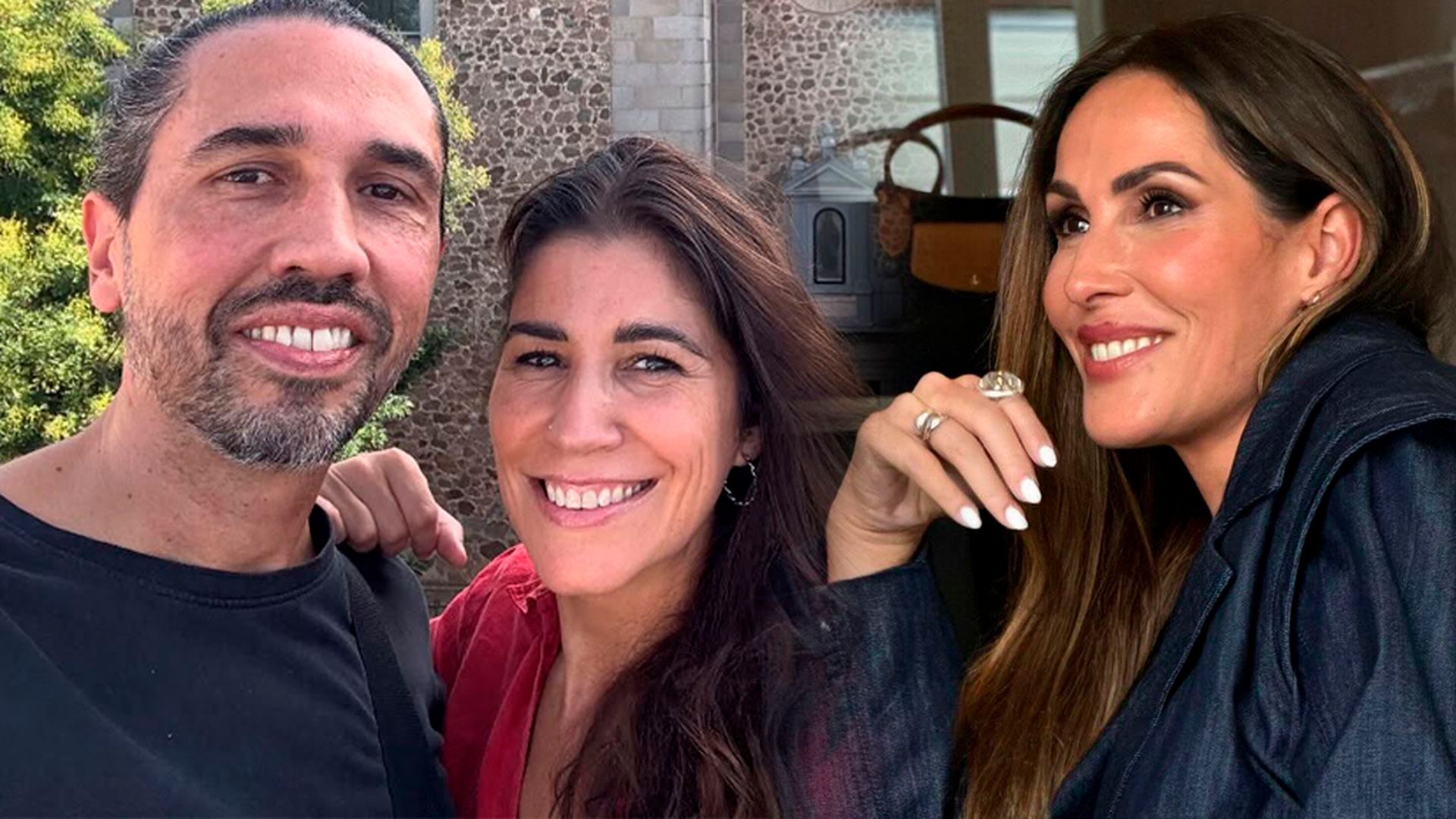 Malú, su hermano y su cuñada Malú, su hermano y su cuñada