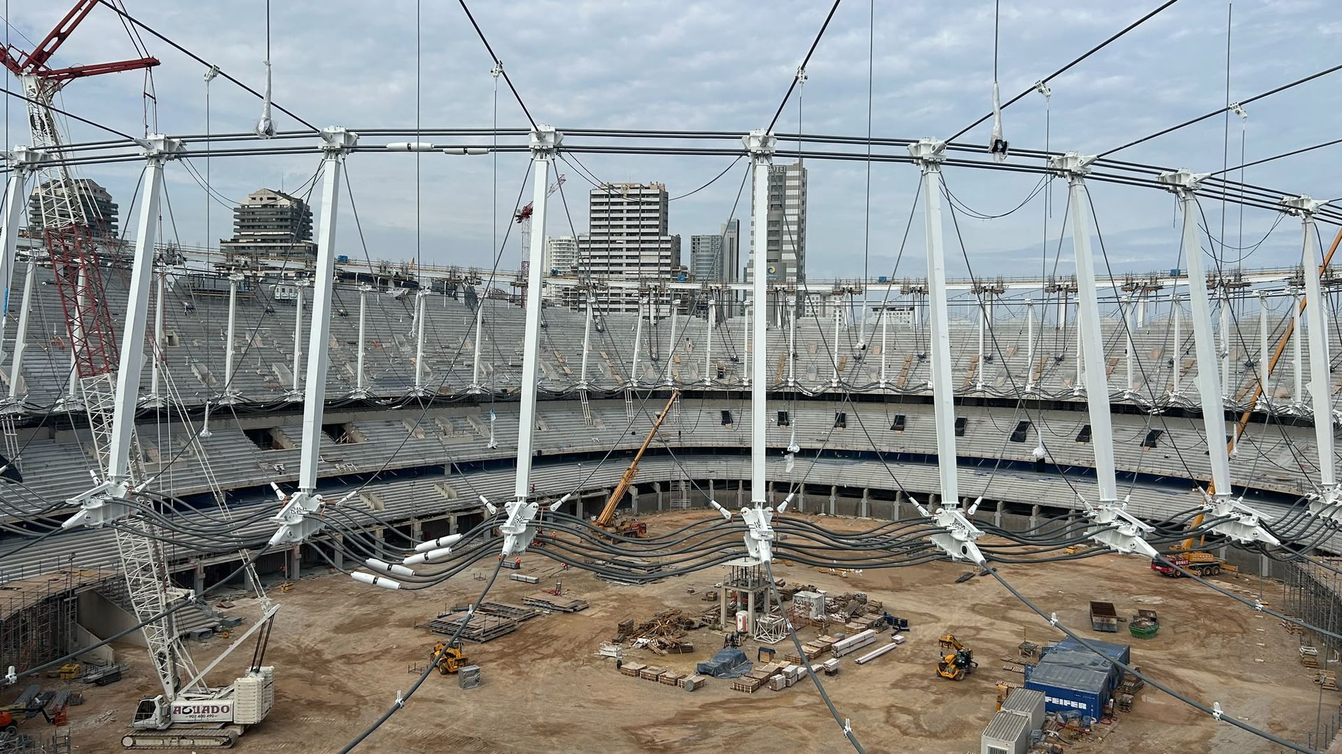 Así está el Nou Mestalla por dentro a 10 meses de su conclusión