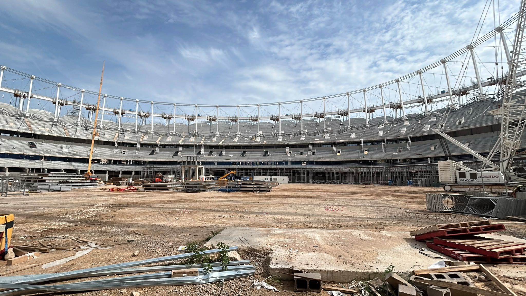 Así está el Nou Mestalla por dentro a 10 meses de su conclusión