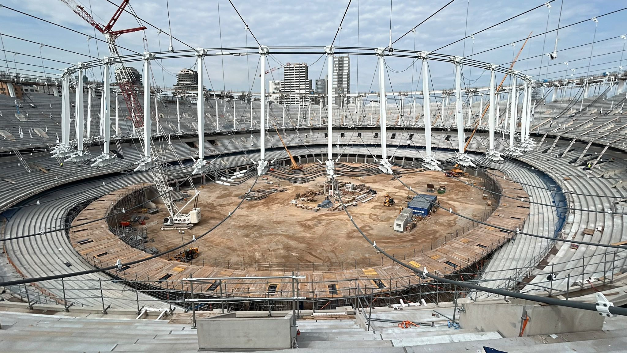 Así está el Nou Mestalla por dentro a 10 meses de su conclusión