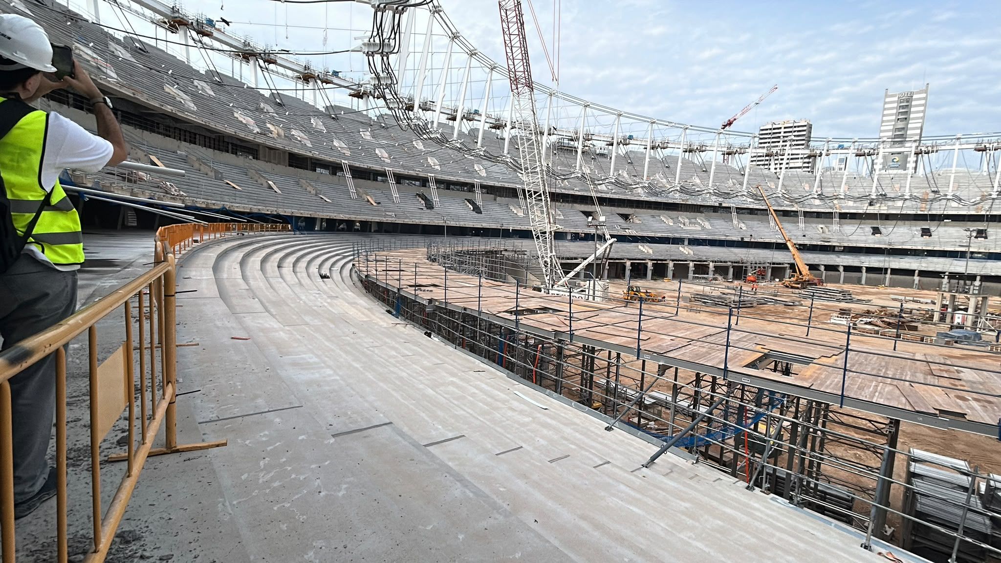 Así está el Nou Mestalla por dentro a 10 meses de su conclusión