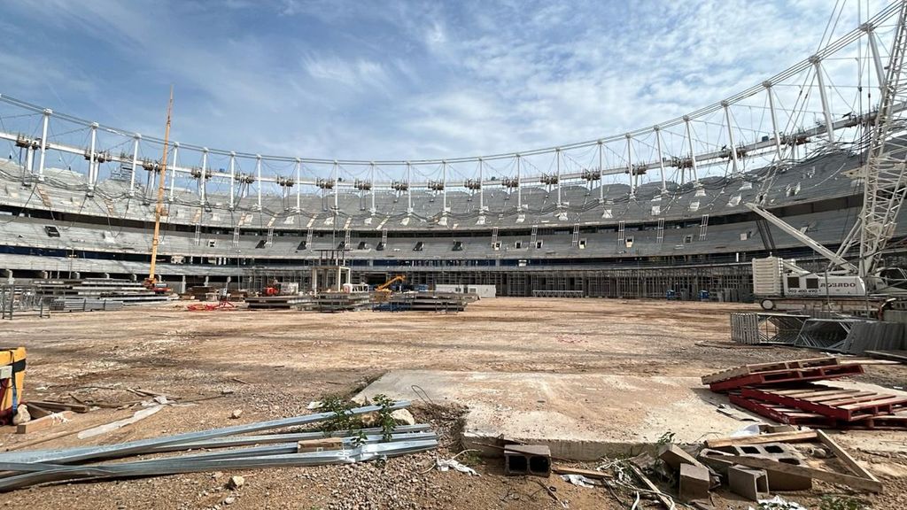 Así está el Nou Mestalla por dentro a diez meses de su inauguración