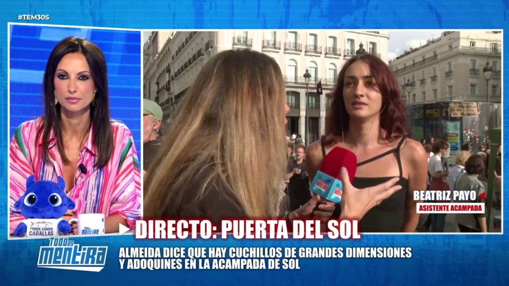 Beatriz Payo, manifestante en Sol, responde a Almeida y al ultimátum de Ayuso: “No vamos a ceder ante los chantajes y presiones”