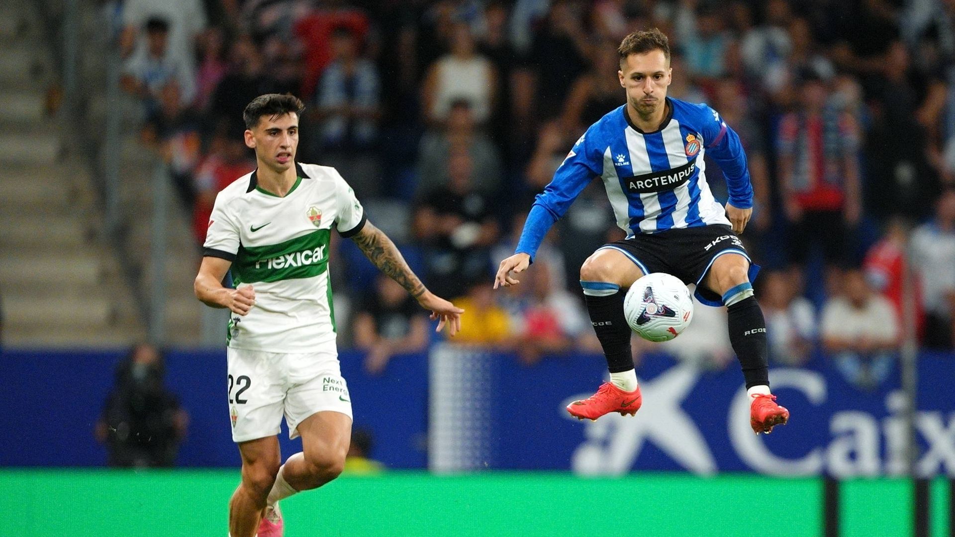 Bryan Zaragoza, jugador del RCD Espanyol