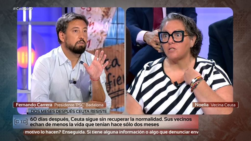 Fernando Carrera responde cara a cara a las críticas de los ceutíes: "Se podría haber resuelto desde el minuto uno"