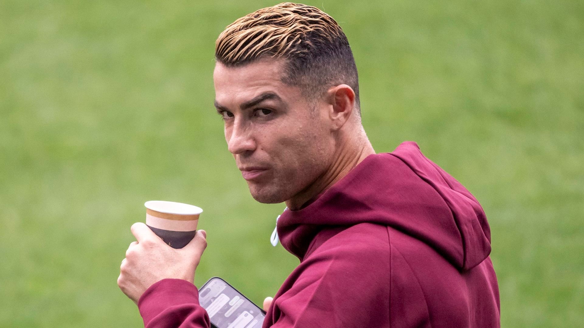 Cristiano Ronaldo en la concentración de Portugal Cristiano Ronaldo en la concentración de Portugal