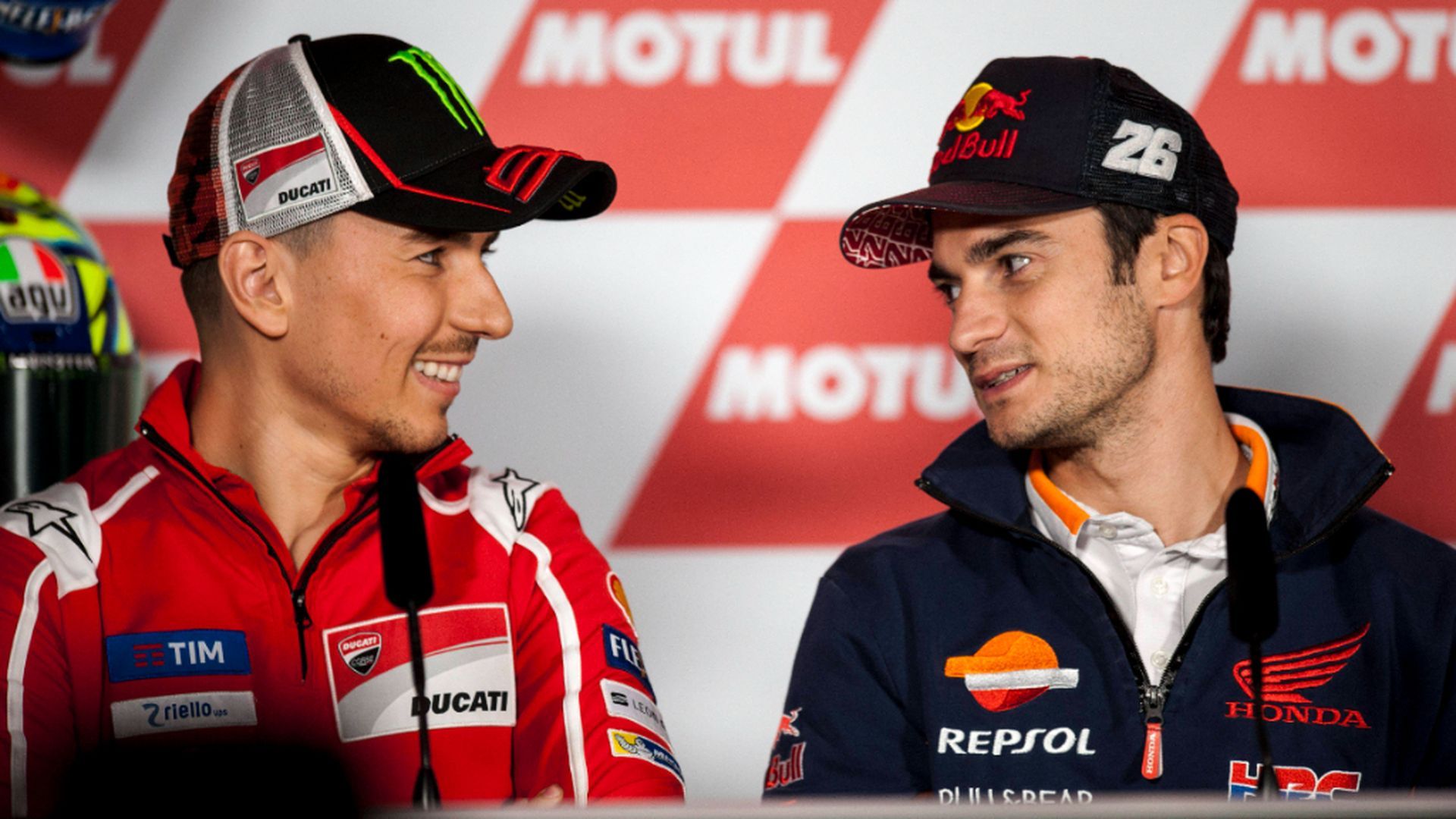 Dani Pedrosa y Jorge Lorenzo, en rueda de prensa Dani Pedrosa y Jorge Lorenzo, en rueda de prensa