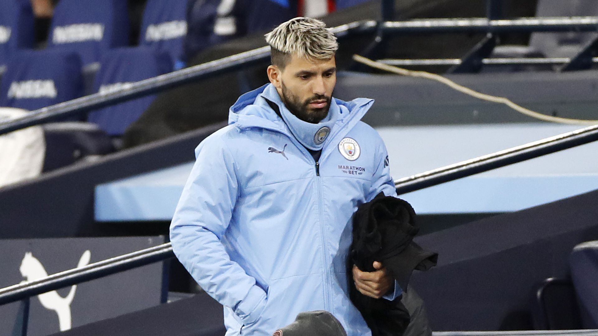 El Kun Agüero, durante su etapa en el Manchester City El Kun Agüero, durante su etapa en el Manchester City