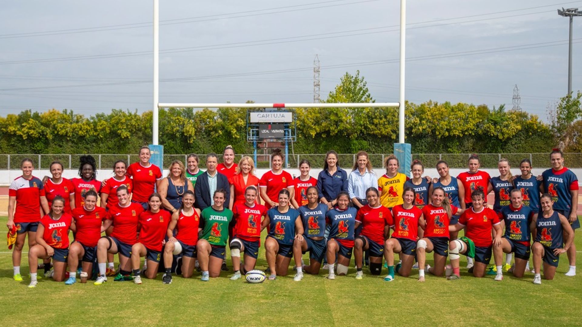 Foto institucional España-Sudáfrica de rugby Foto institucional España-Sudáfrica de rugby
