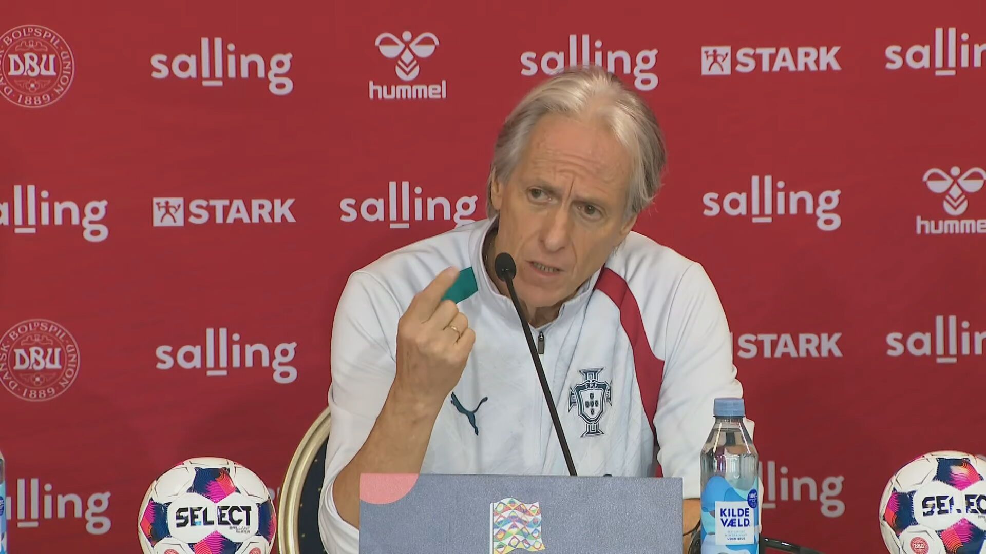 Jorge Jesús en rueda de prensa