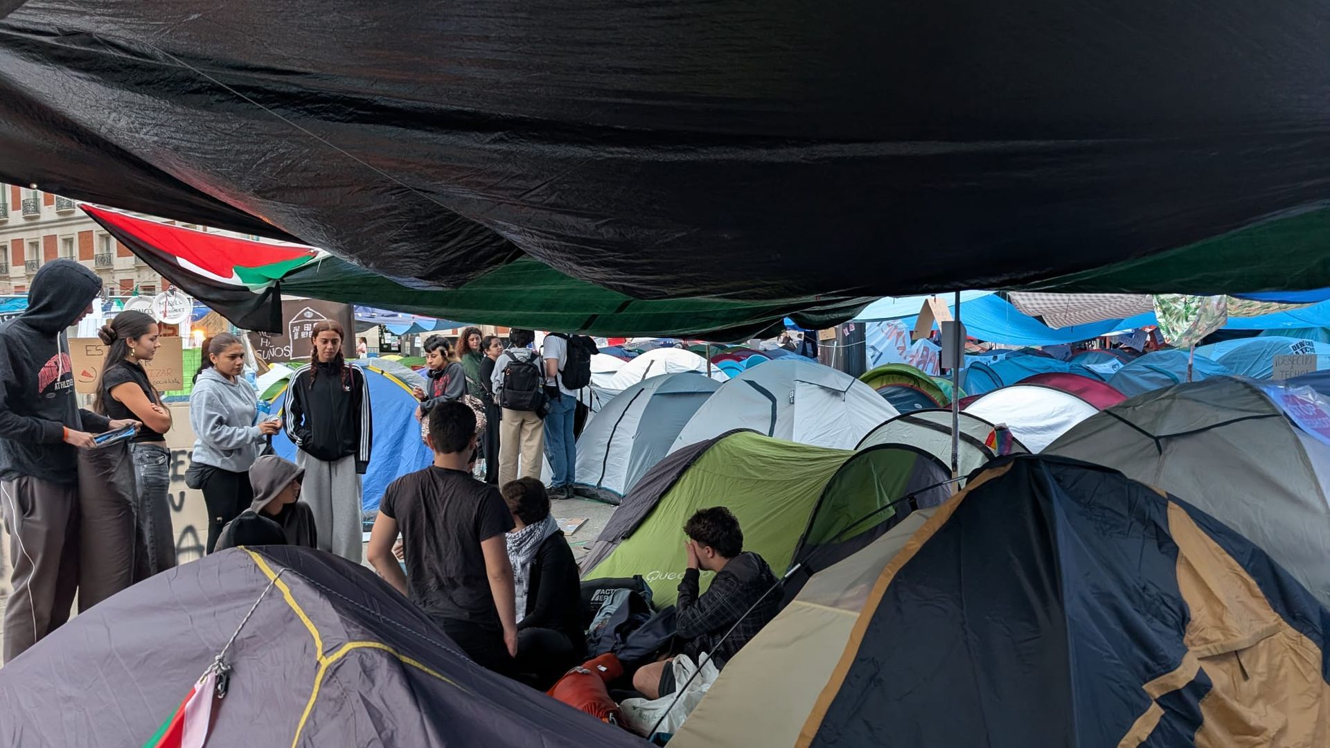 La protesta en la Puerta del Sol este miércoles 30 de septiembre