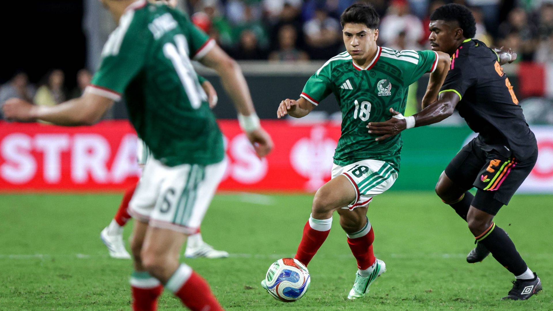 Obed Vargas en el último partido de México Obed Vargas en el último partido de México