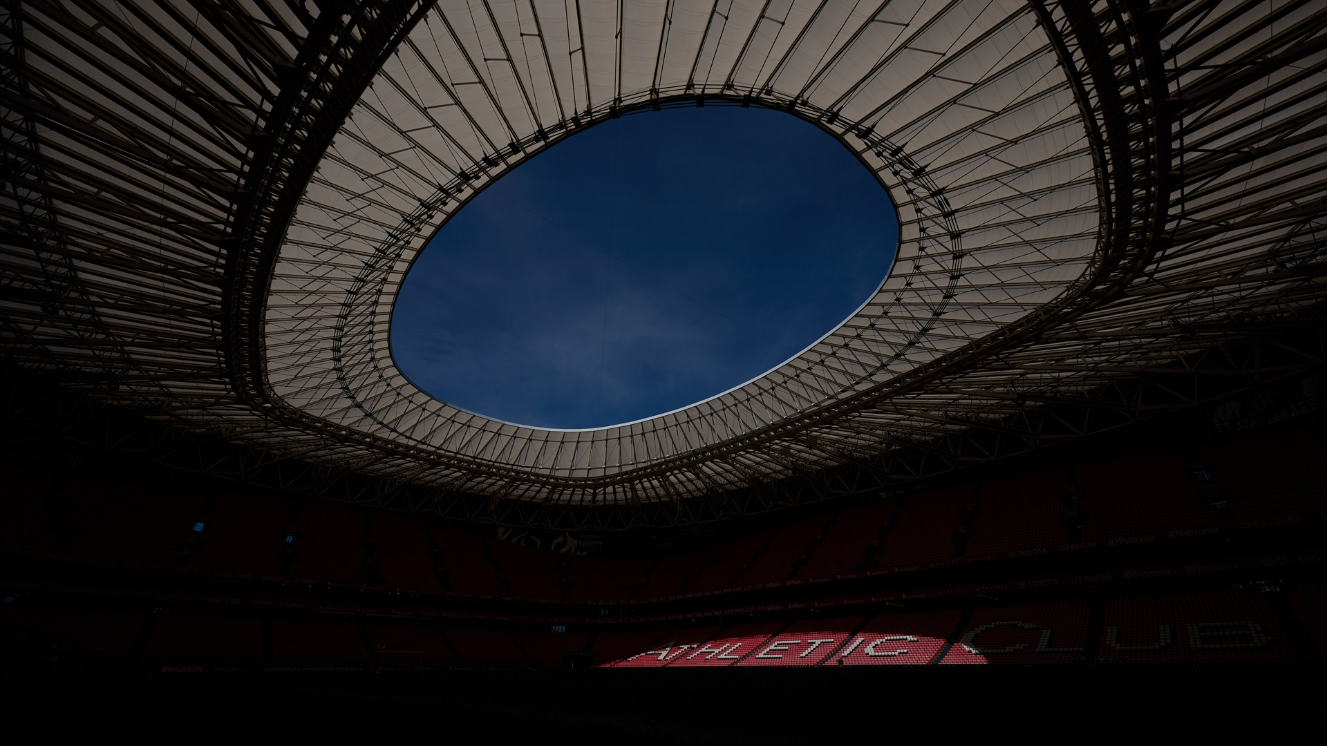 San Mamés, en la previa de un partido del Athletic San Mamés, en la previa de un partido del Athletic