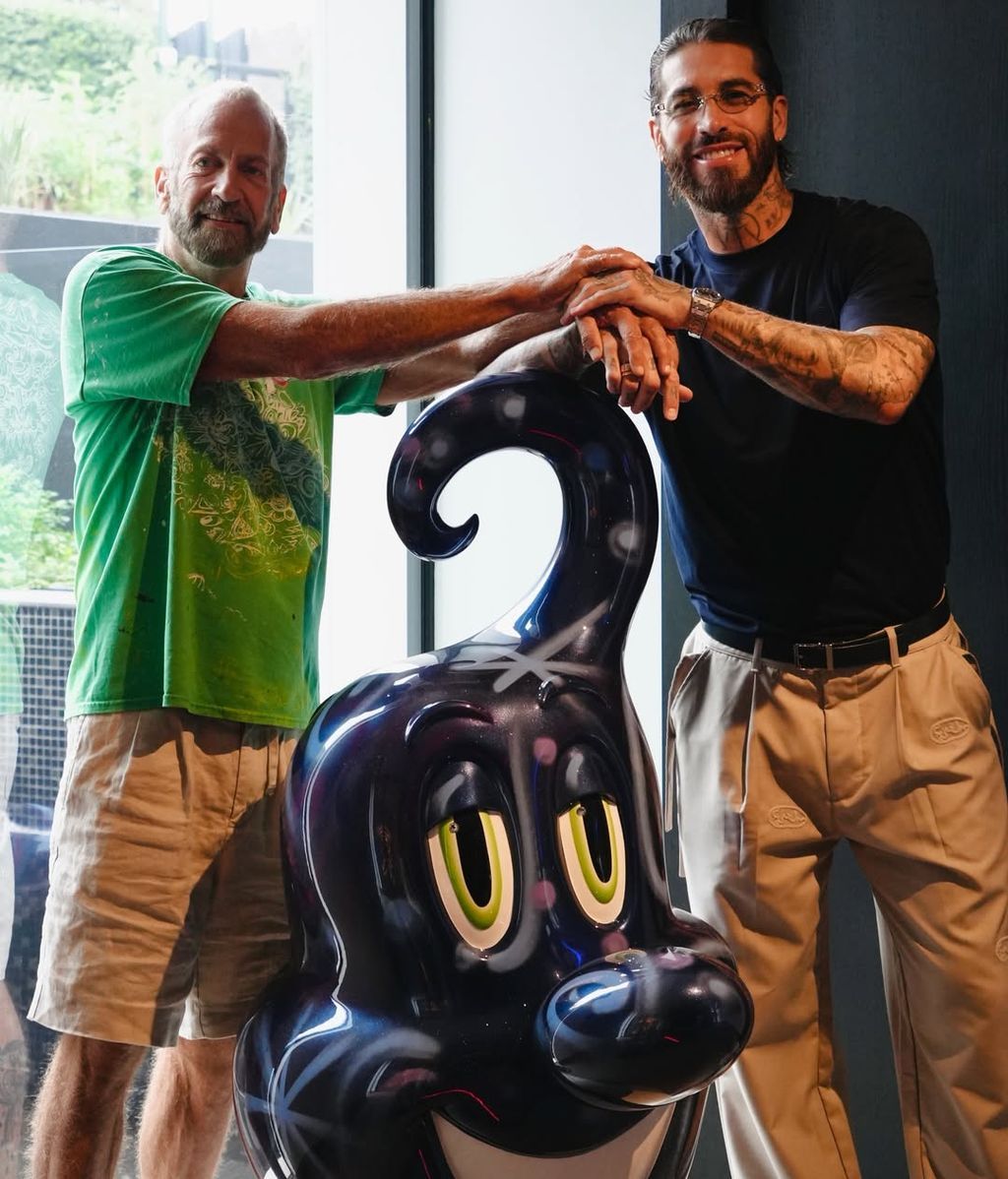 Sergio Ramos y Kenny Scharf