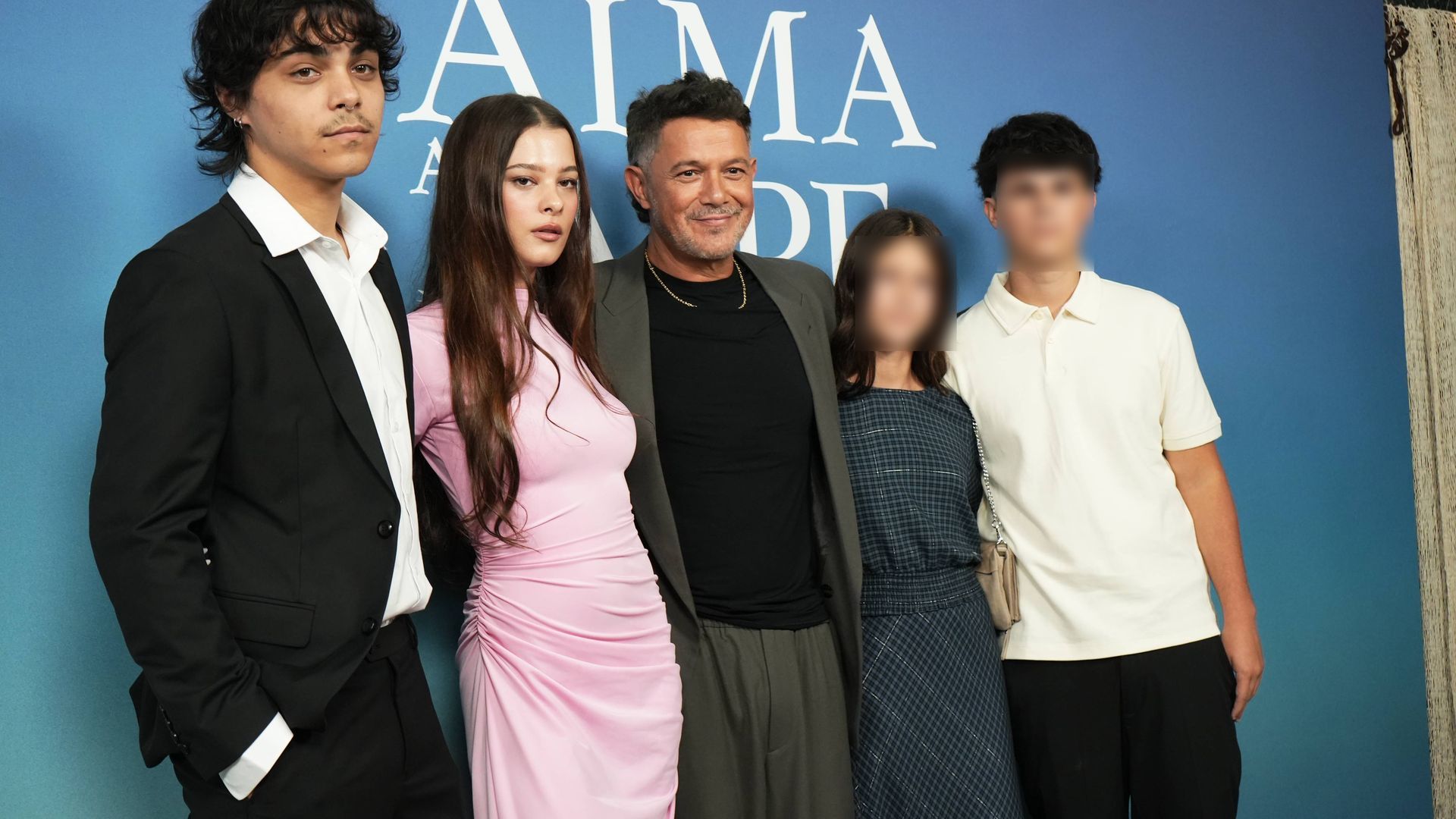 Alejandro Sanz y sus hijos