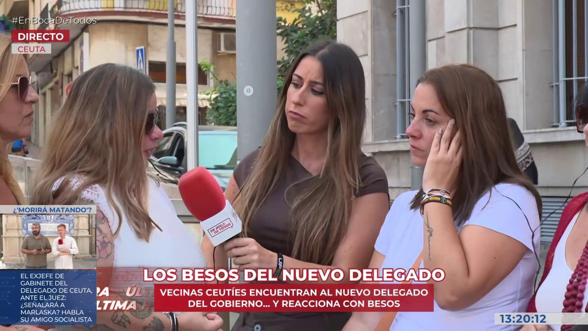 David de la Encina, nuevo delegado del Gobierno en Ceuta, abraza a las vecinas de: “Vamos a volver a la normalidad”