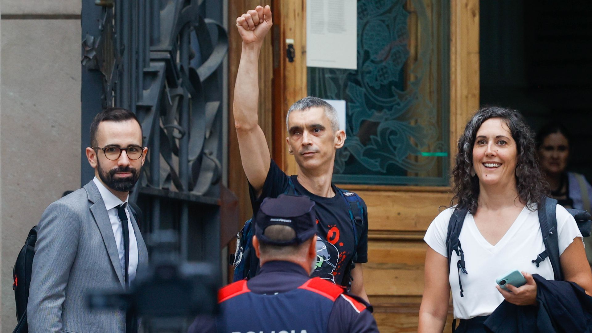 El activista y miembro de Stop Bales de Goma Roger Español