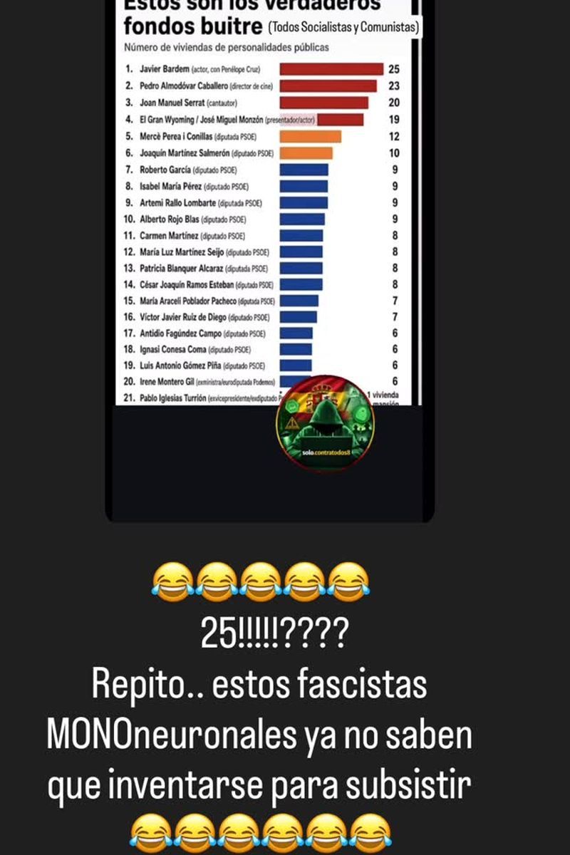 Javier Bardem niega, tajante, tener veinticinco viviendas y carga contra los autores del bulo