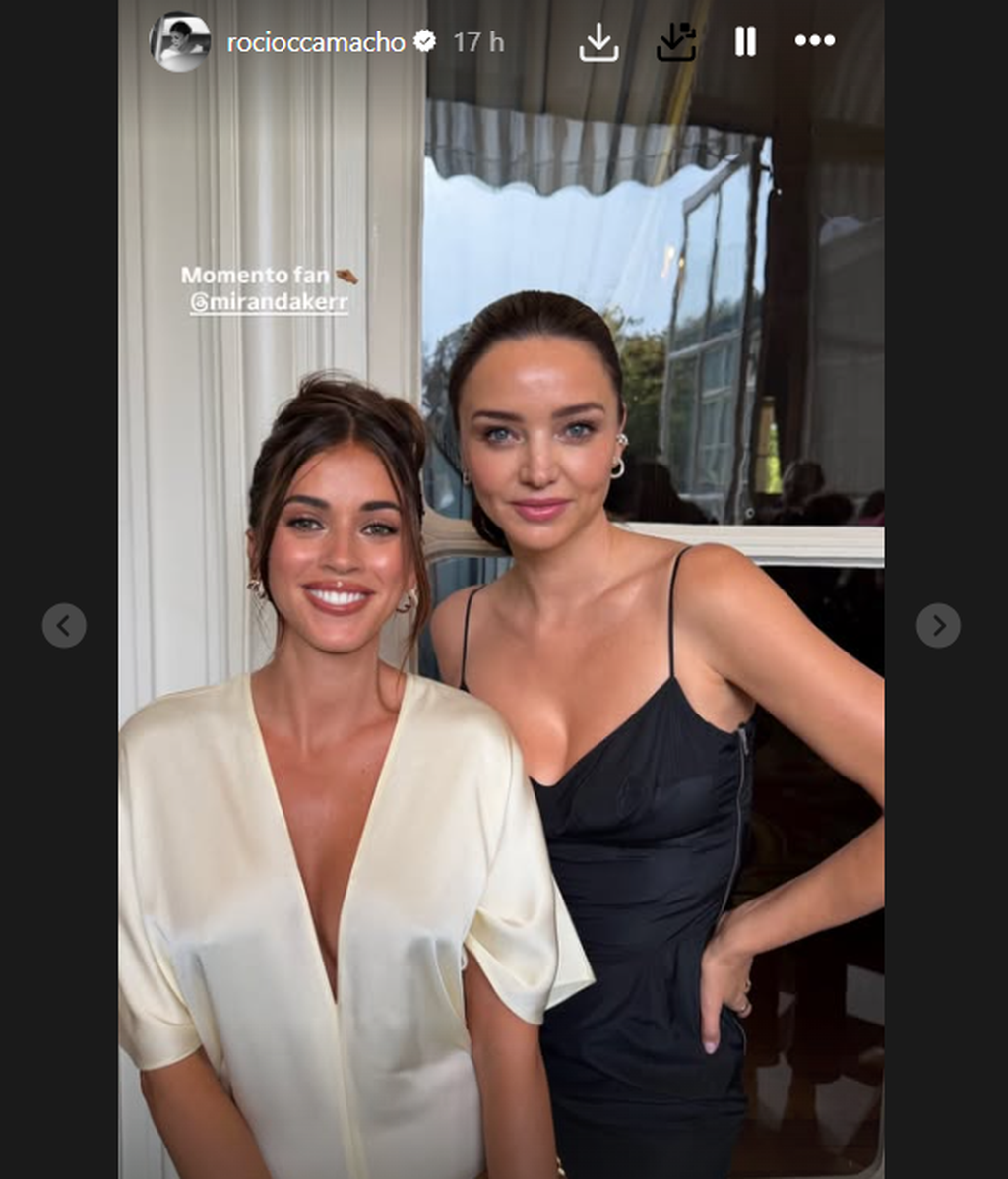 La foto de Rocío Camacho y Miranda Kerr