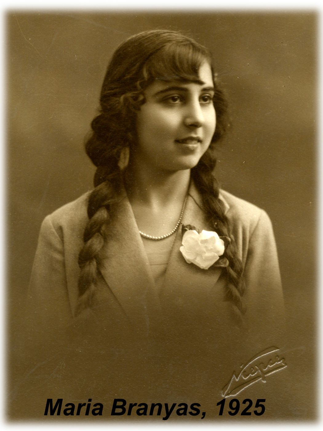 Maria Branyas joven