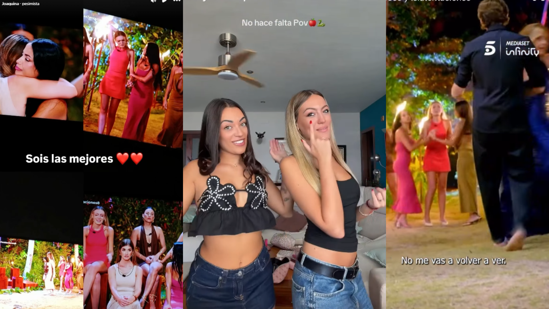 Publicaciones de Náyades en redes sociales