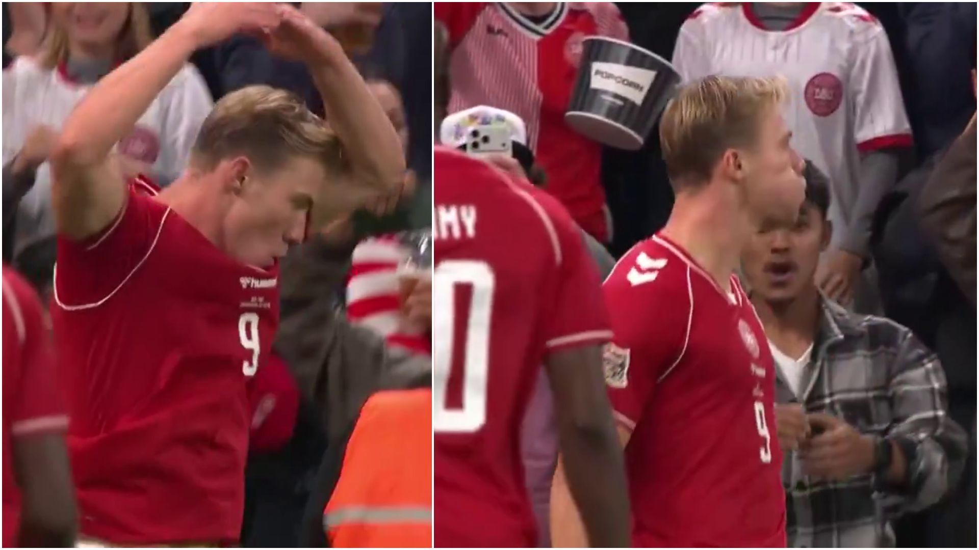 Rasmus Hojlund, celebrando con el mítico 'SIUUU' de Cristiano Ronaldo Rasmus Hojlund, celebrando con el mítico 'SIUUU' de Cristiano Ronaldo