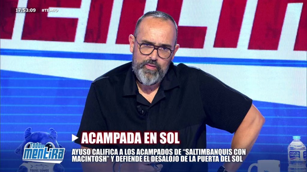 Risto Mejide defiende la legitimidad de la acampada en Sol por la vivienda: “Deberíamos estar todos ahí, los primeros los políticos”