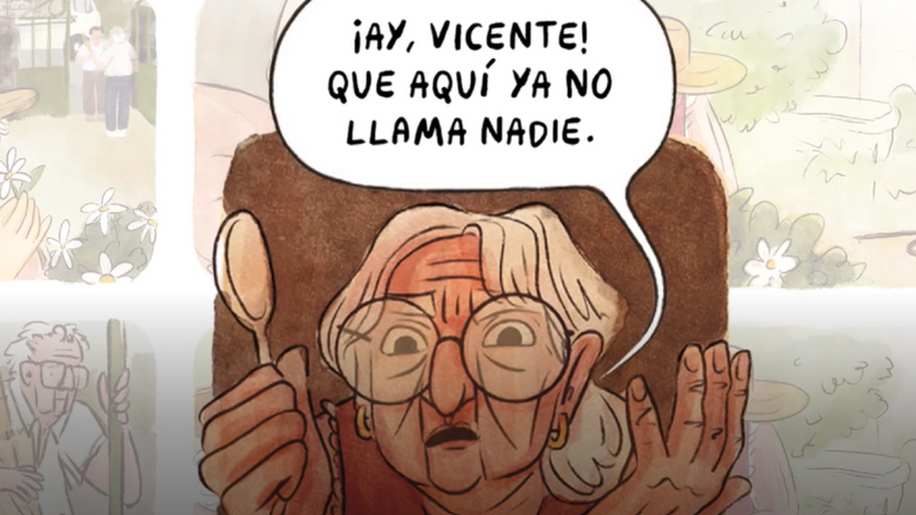 "Ya no llama nadie": el cómic que da visibilidad a los mayores que están solos