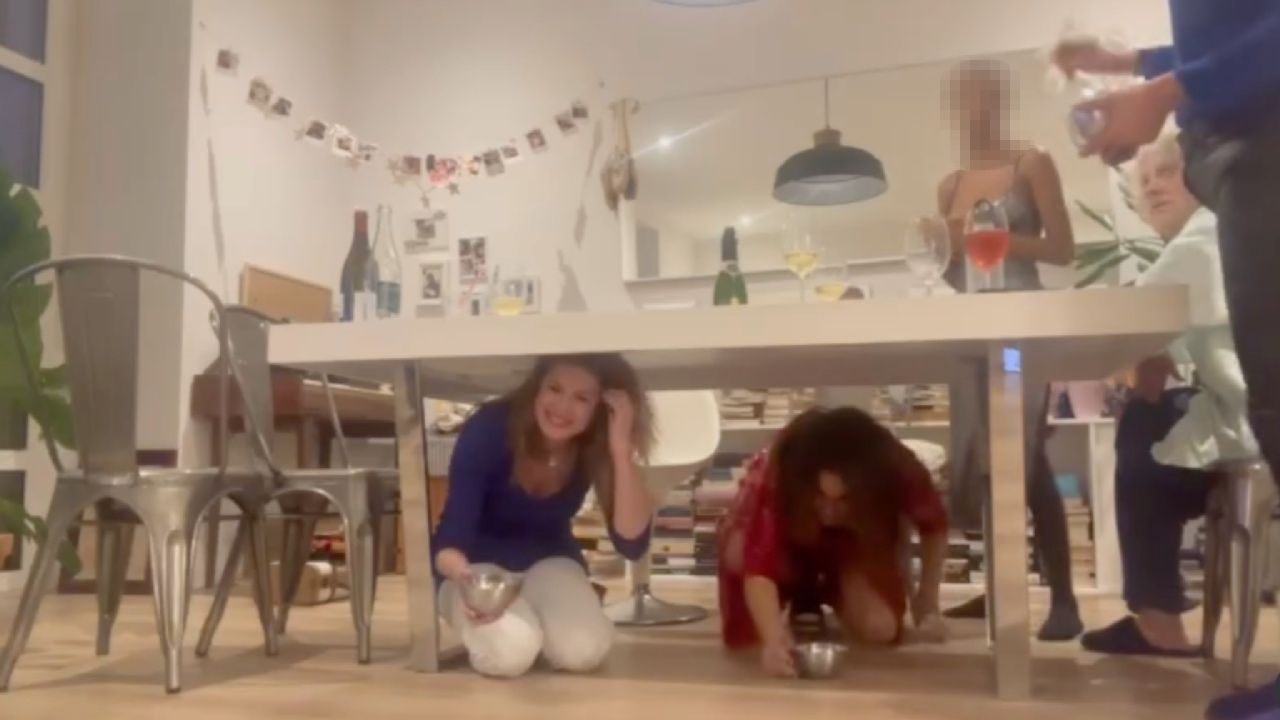El comedor de la casa de Melani Olivares en Madrid