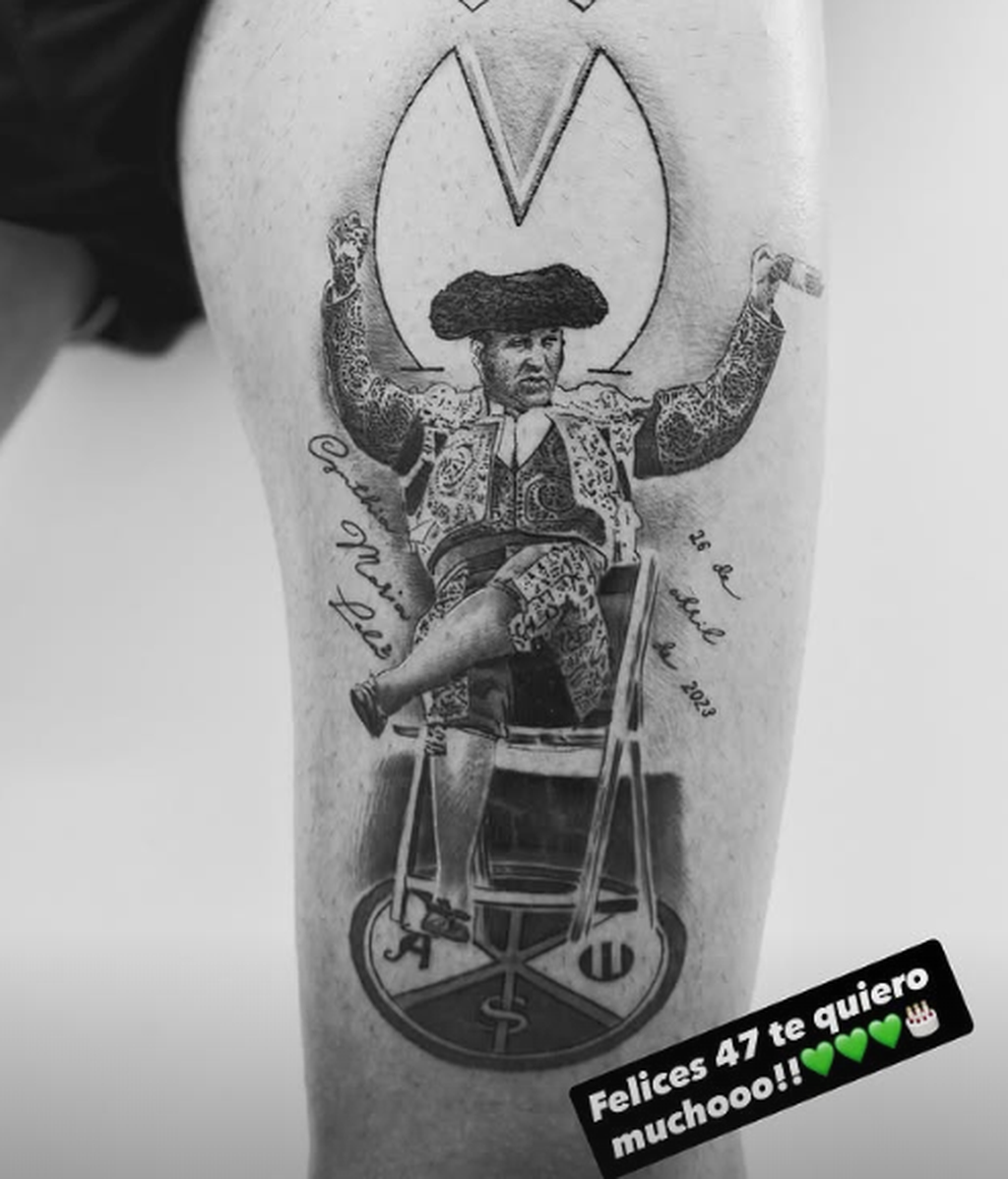 El tatuaje de Morante Jr.