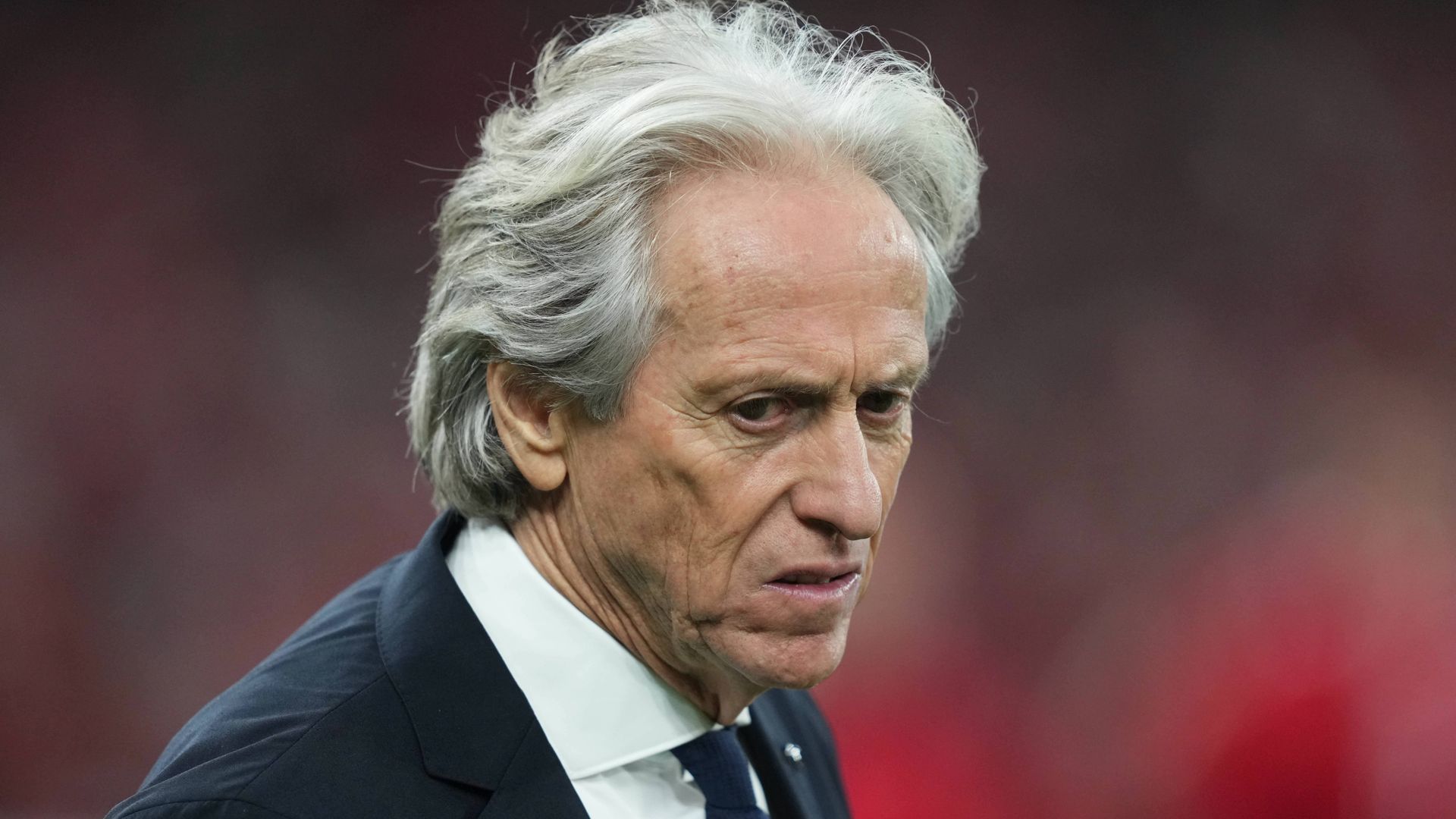 Jorge Jesús, en un partido de Portugal