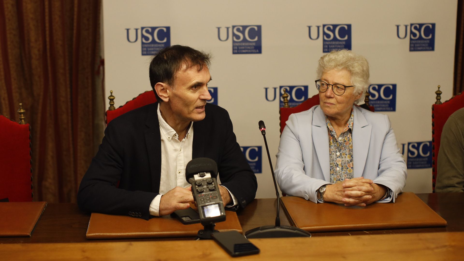 La física franco-sueca visita Santiago en el marco del programa ConCiencia, impulsado por la USC y el Consorcio de Santiago