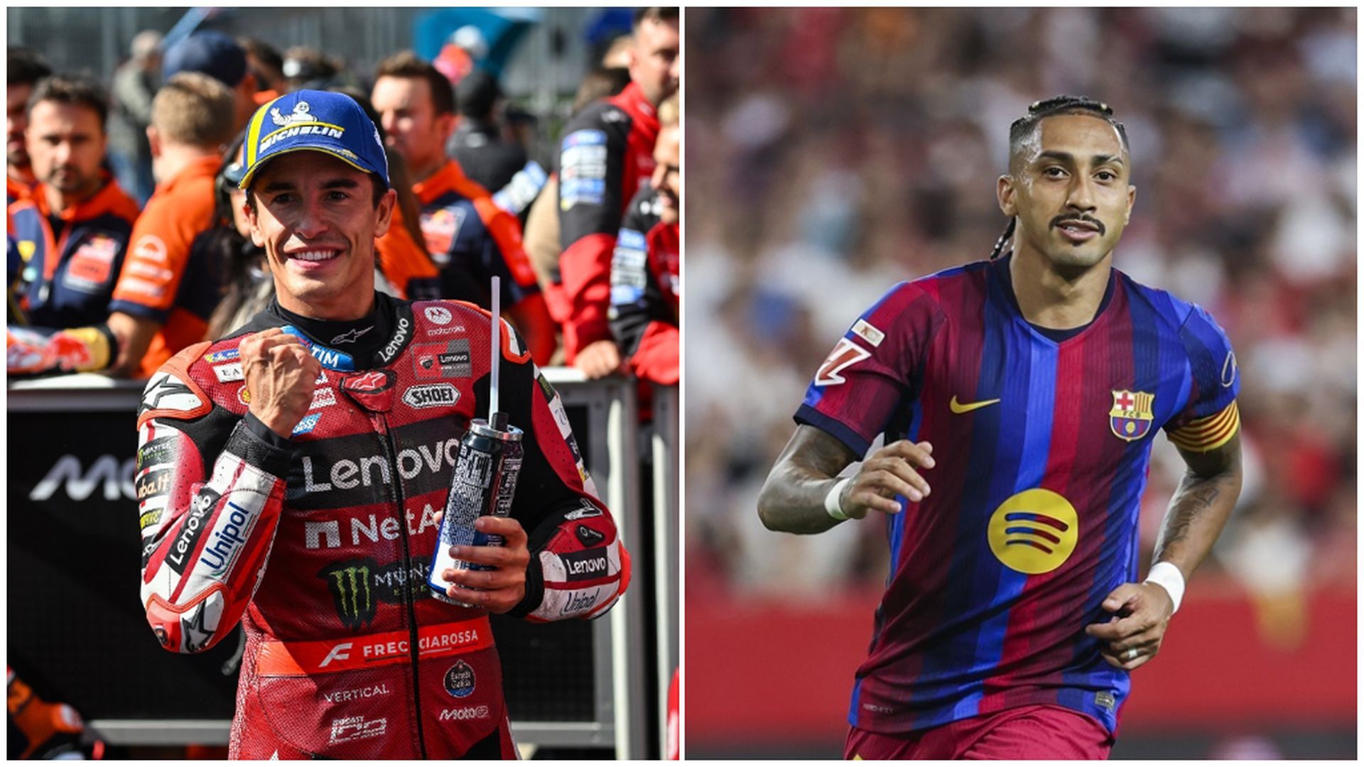 Marc Márquez y Raphinha Marc Márquez y Raphinha