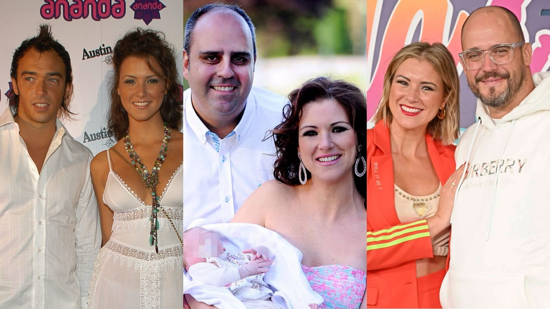 María Jesús Ruiz con Dani DJ, Julio Ruz y su actual marido Curro María Jesús Ruiz con Dani DJ, Julio Ruz y su actual marido Curro