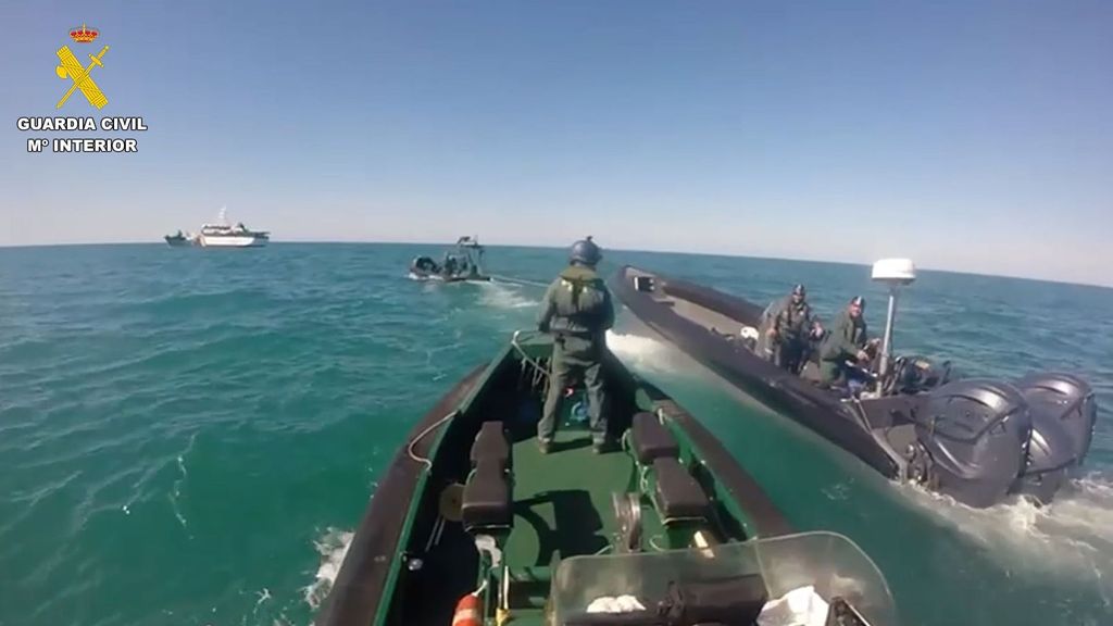 Lucha contra las narcolanchas en Cádiz: seis detenidos y 2.319 kilos de hachís incautados