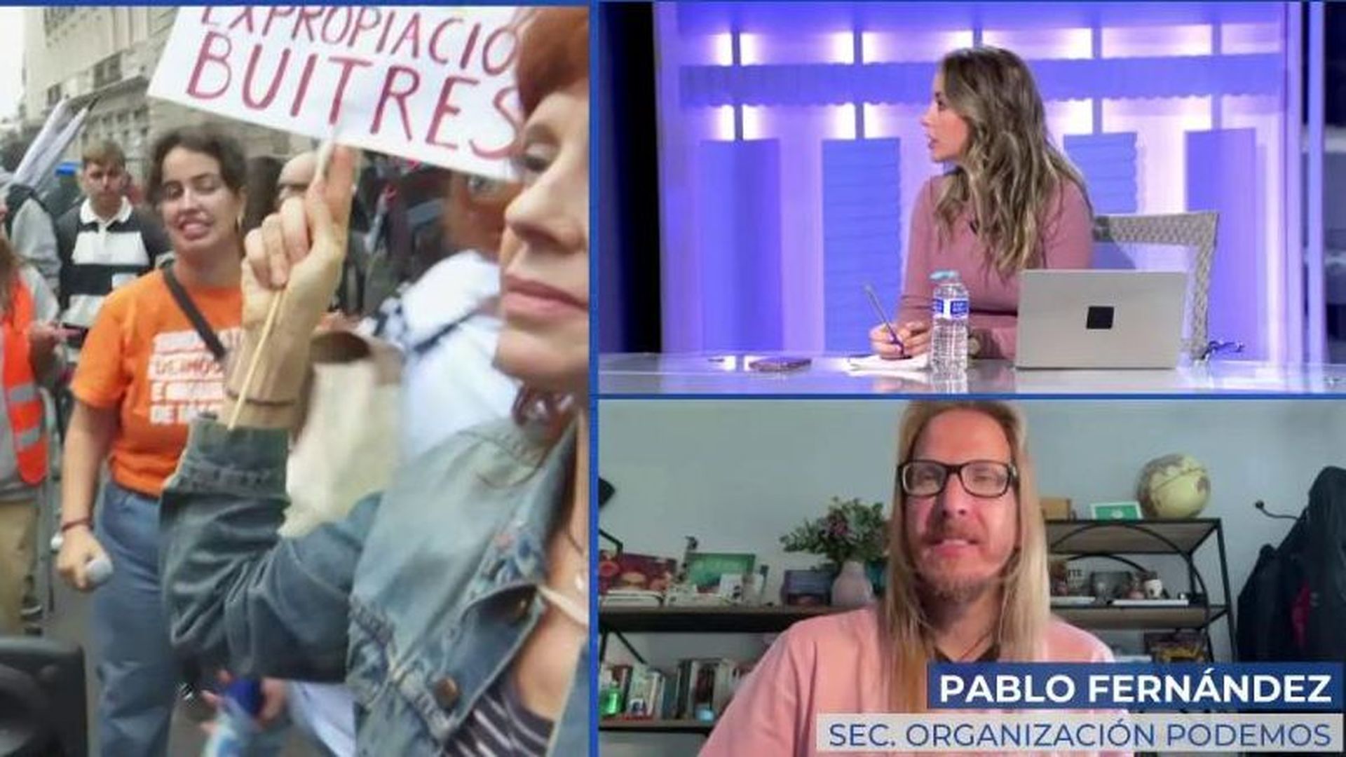 Teresa Gómez, sobre las manifestaciones por la vivienda: “La derecha trabaja y no tiene tiempo de ir a acampar”