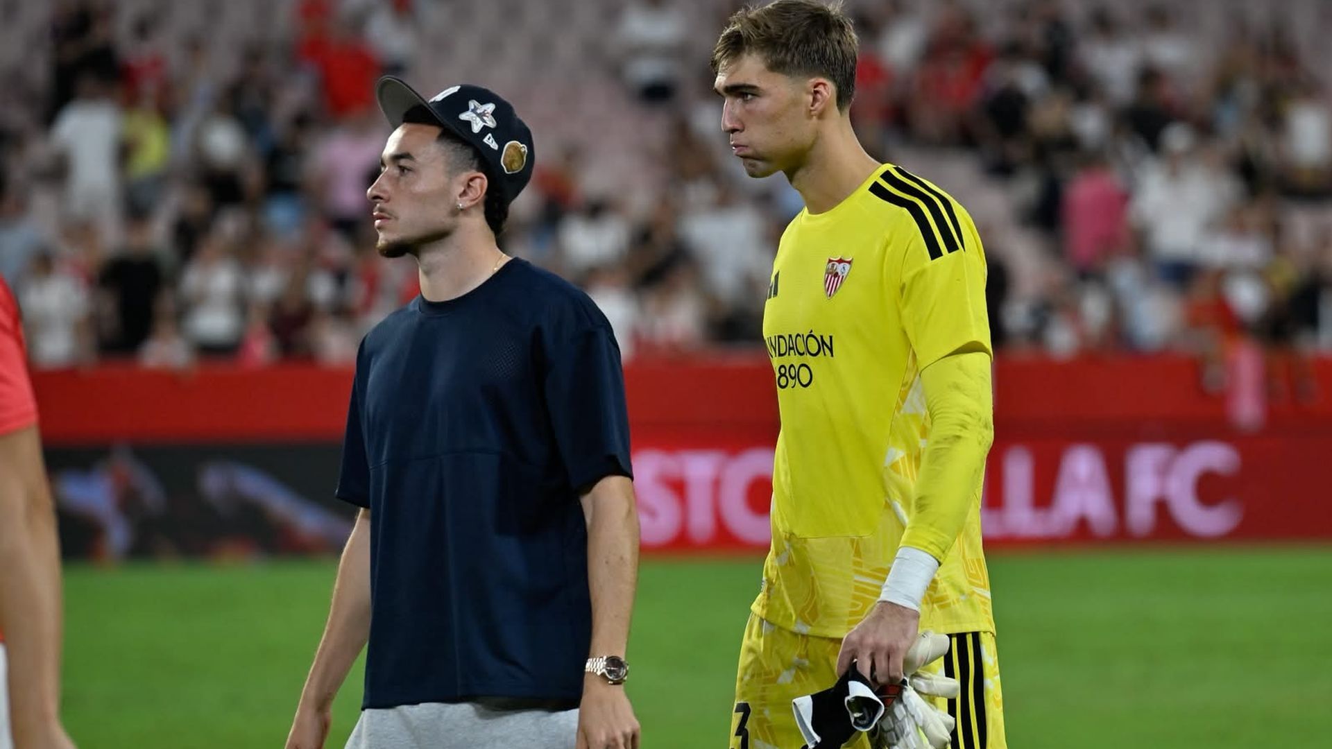 Fran González, junto a Rubén Vargas, en el Trofeo Antonio Puerta