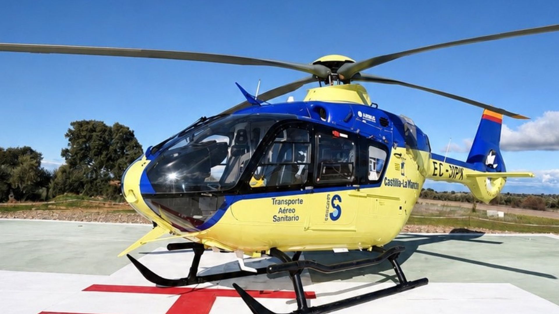 Helicóptero medicalizado en Castilla-La Mancha Helicóptero medicalizado en Castilla-La Mancha