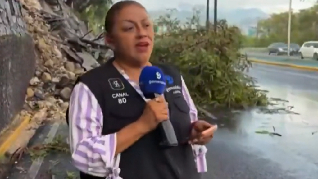 Herida una reportera tras ser atropellada mientras realizaba una conexión en directo en México