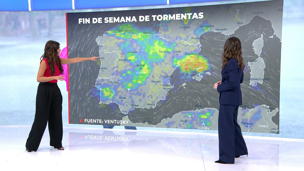 Las tormentas ponen en aviso a 11 comunidades este domingo: Cataluña tendrá alerta roja con acumulaciones de hasta 200 litros