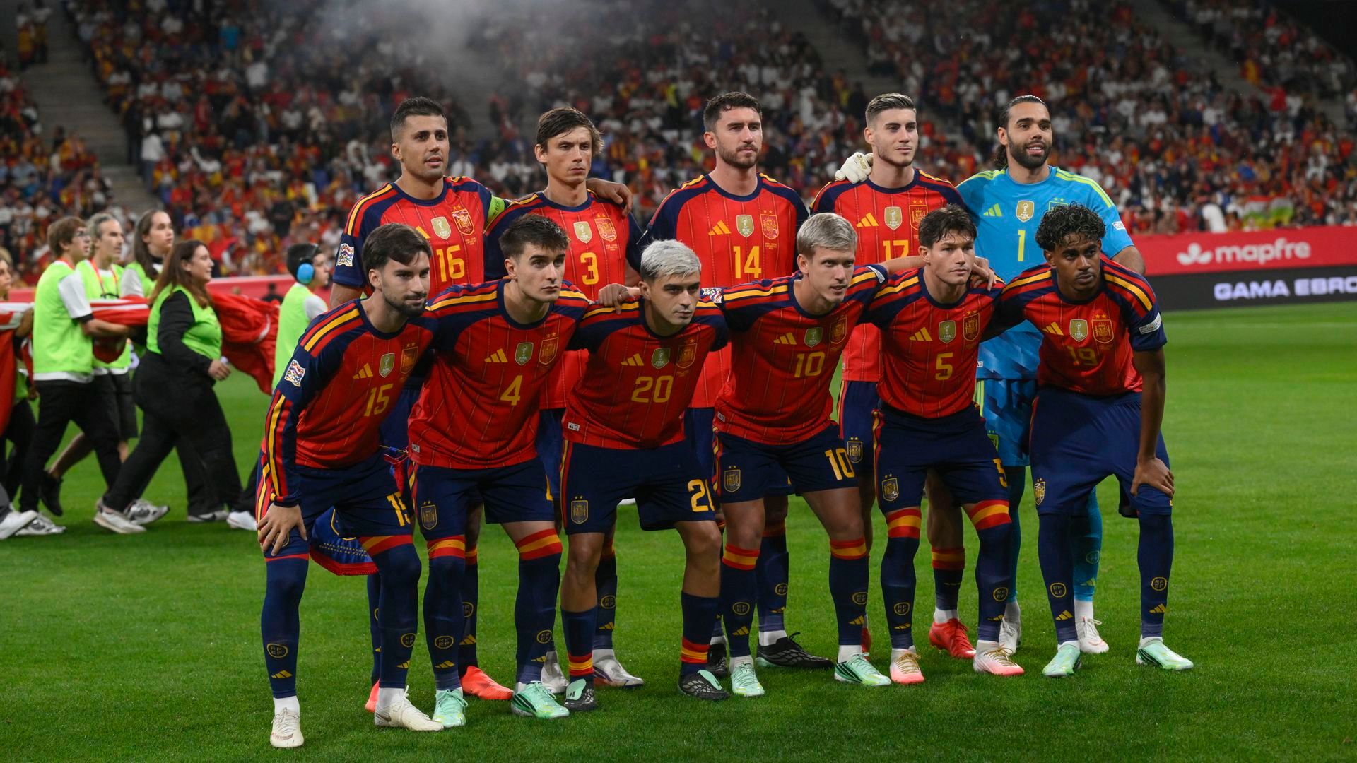 Once de España ante la República Checa.