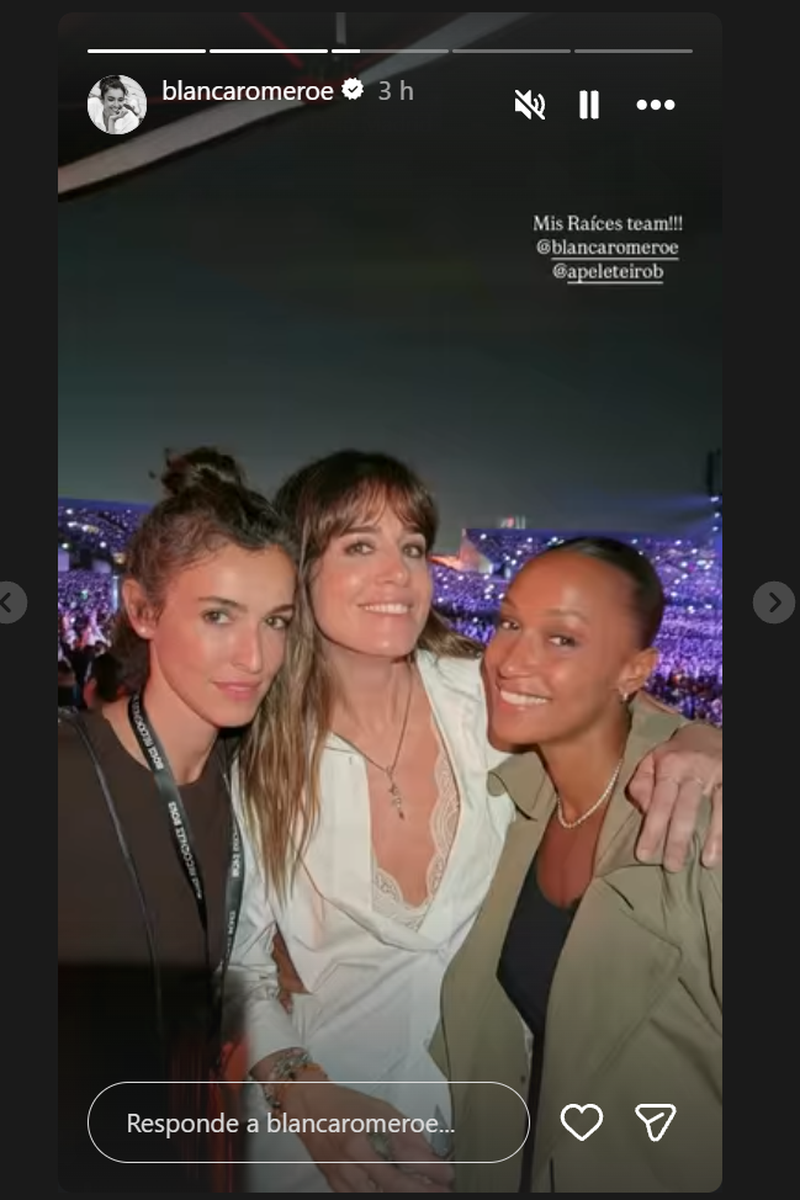 Blanca Romero, Isabel Jiménez y Ana Peleteiro