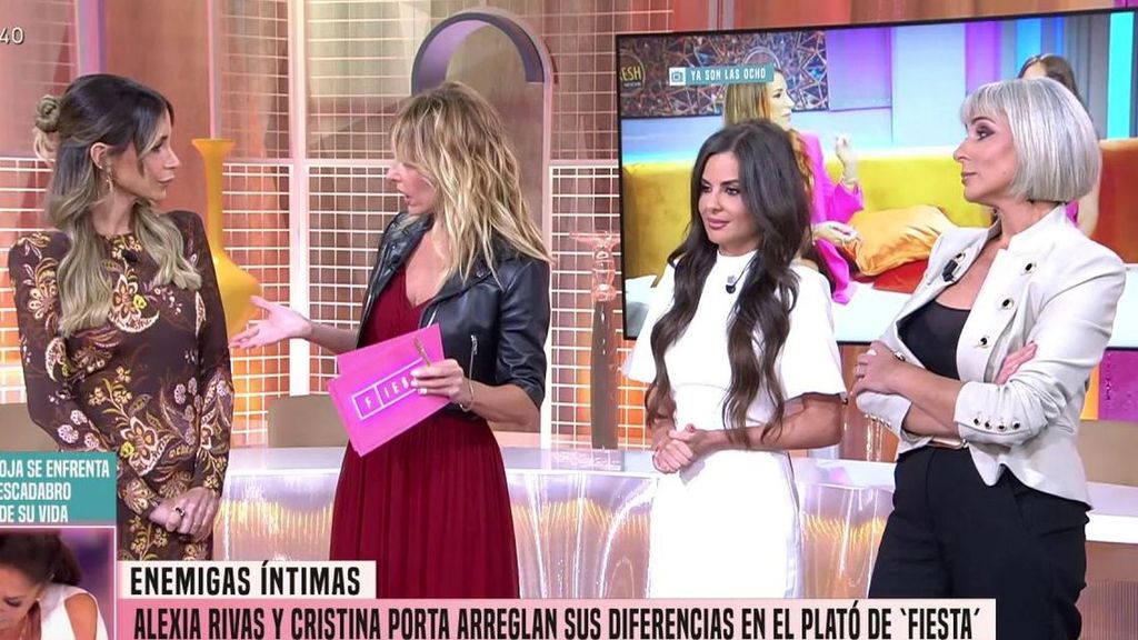 El tenso reencuentro entre Cristina Porta y Alexia Rivas tras sus enfrentamientos del pasado: "Ya me estoy calentando"