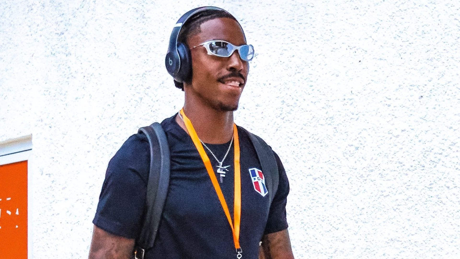 Junior Firpo, con la selección de la República Dominicana