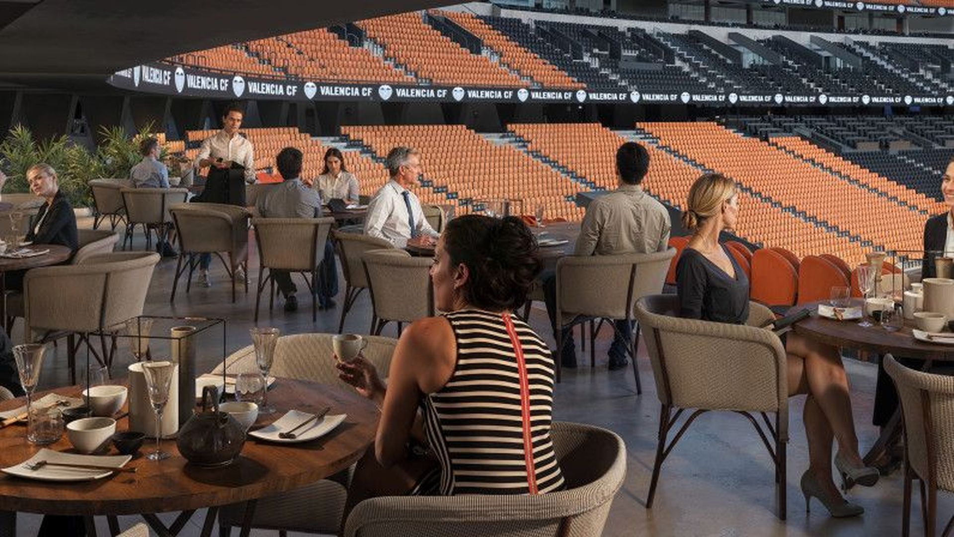 Nou-Mestalla, restaurantes