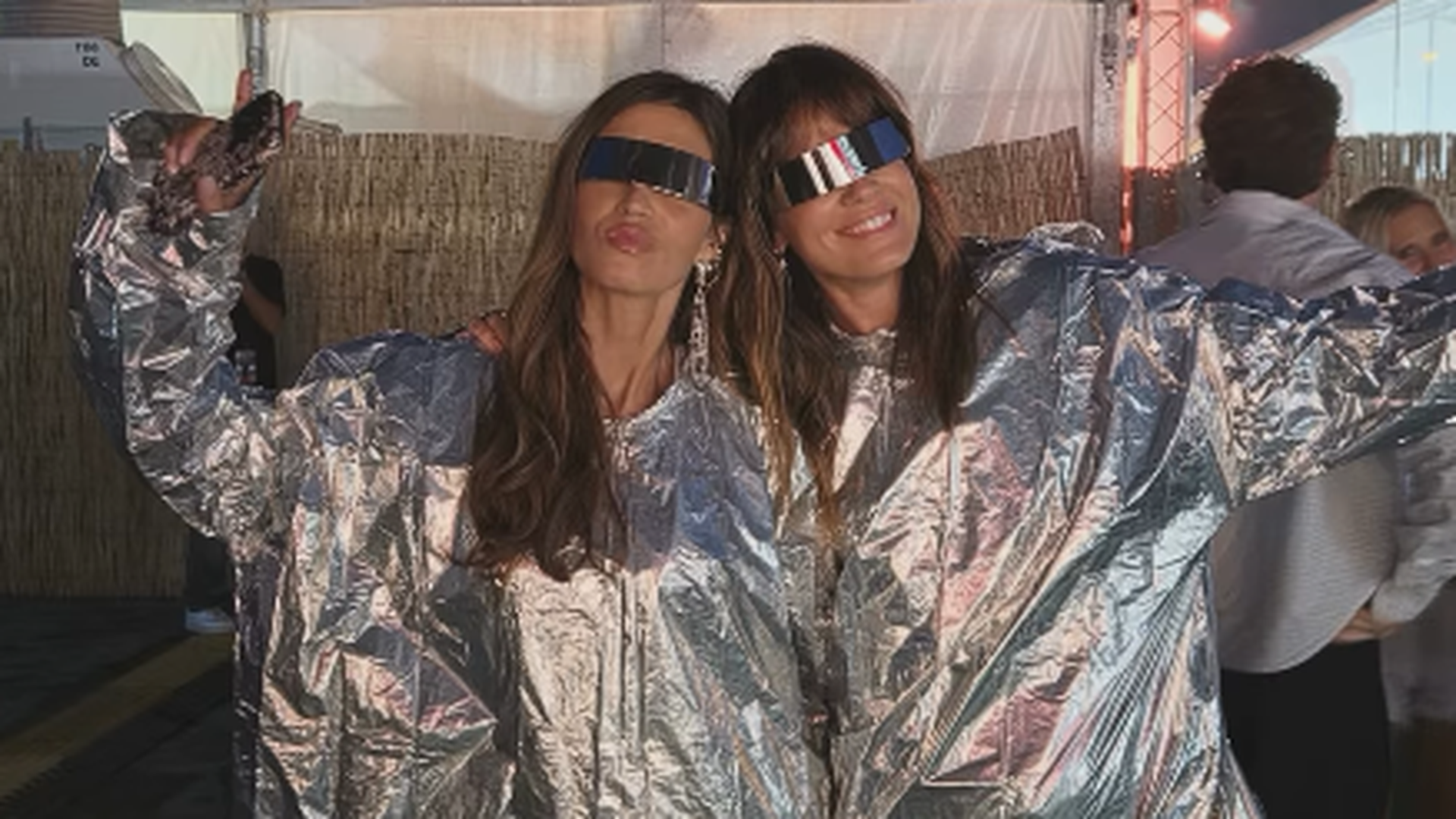 Sara Carbonero e Isabel Jiménez, en el concierto de Shakira