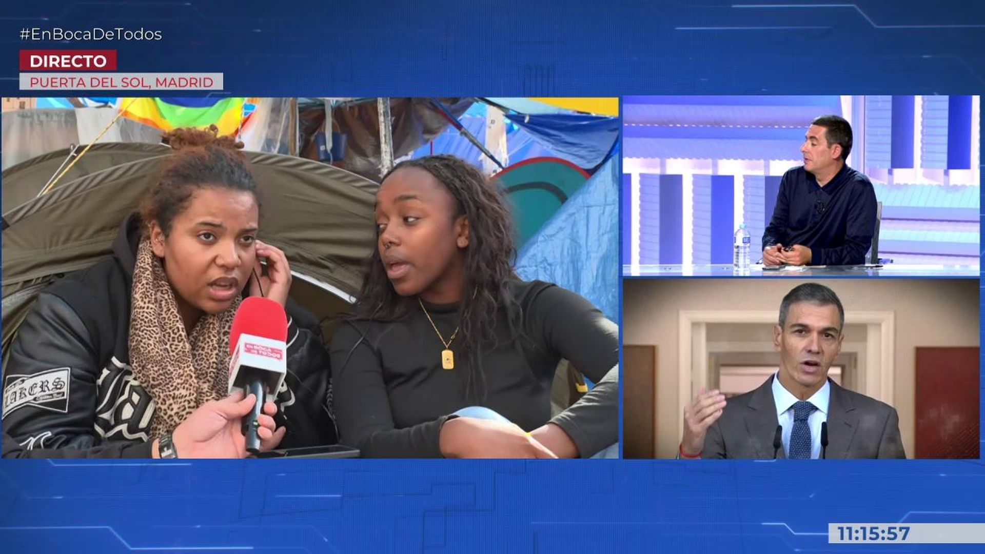 Acampadas de Sol, sobre el 29N: “Como mujeres jóvenes negras, creemos que el PSOE es demasiado tibio” Acampadas de Sol, sobre el 29N: “Como mujeres jóvenes negras, creemos que el PSOE es demasiado tibio”